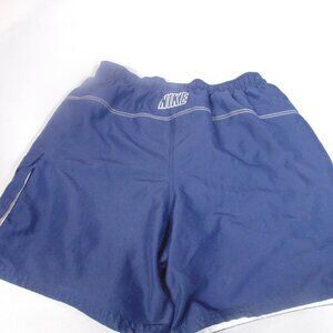 Nike men's swim trunks Large Navy and white trim